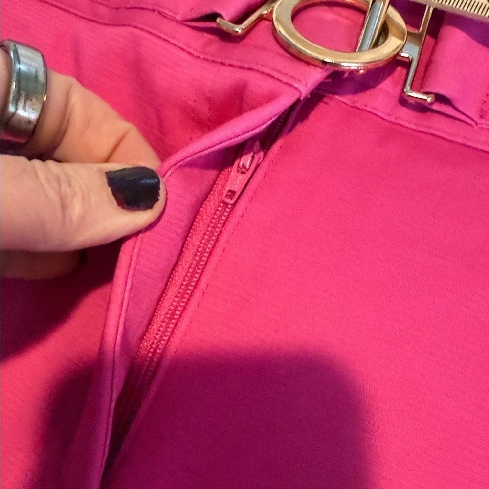 Charter Club Fuchsia Tummy Slimming Classic Fit Women's Shorts size 12 NWT - Picture 7 of 10